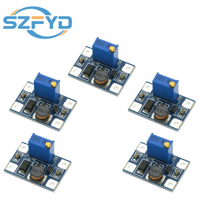 1–10 Stück DC-DC SX1308 Step-UP einstellbares Leistungsmodul Step Up Boost Converter 2–24 V auf 2–28 V 2 A