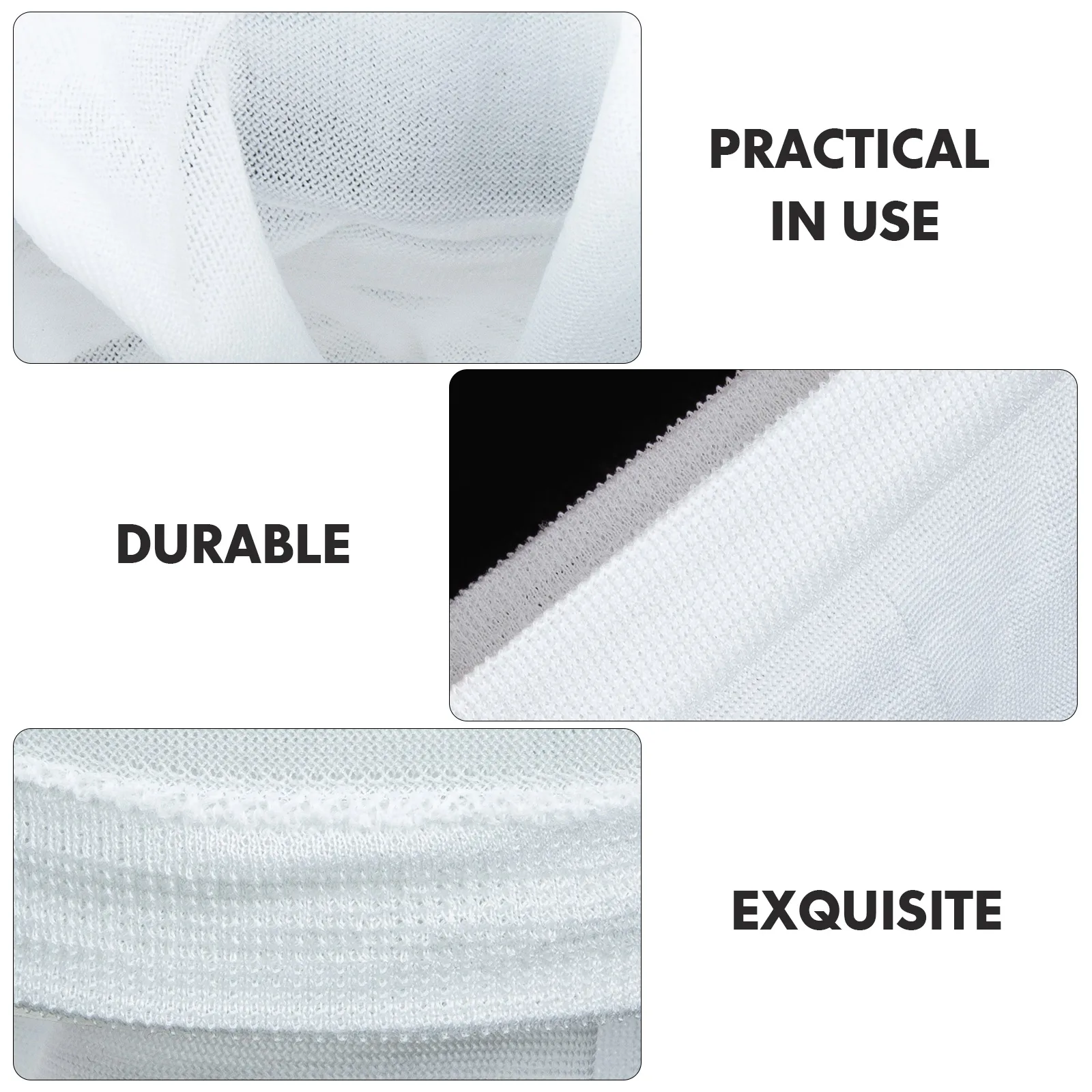 

30Pcs Super Elastic Pool Filter Socks Easy to Use Capture Dirt Leaves Grass Hair White Pool Skimmer Socks Elastic Filter