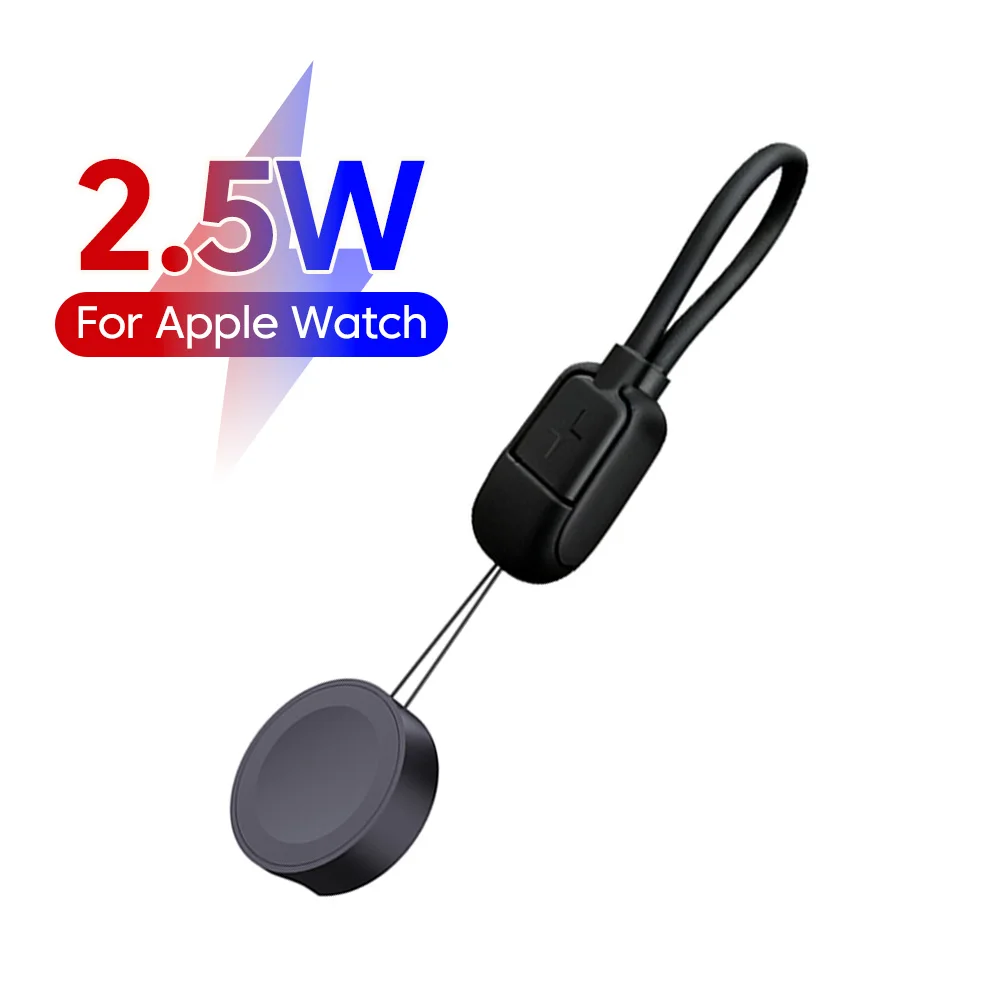 2.5W Magnetic Wireless Fast Charger For Apple Watch 10 9 8 7 6 5 4 3 SE Ultra Series USB Type C IOS iWatch Charger Dock