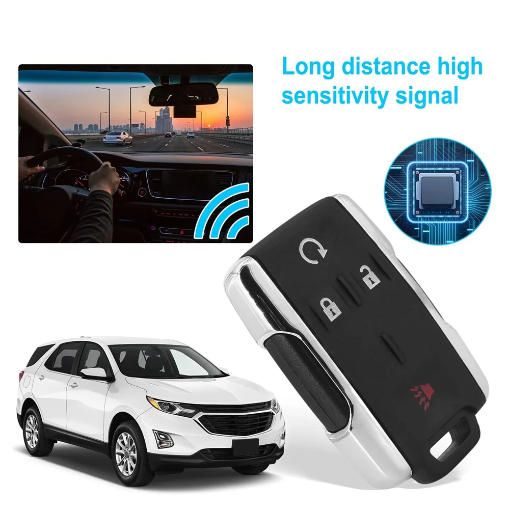 

Черный брелок для ключей без ключа для Chevy Silverado GMC Sierra 1500 2500 3500 2500HD 3500HD Colorado GMC Canyon M3N32337100