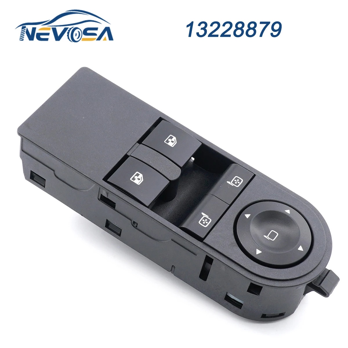 NEVOSA 13228879 Electric Power Car Window Control Switch Button For Opel Astra H 2005-2010 Vauxhall Zafira B MK II 2005-2015