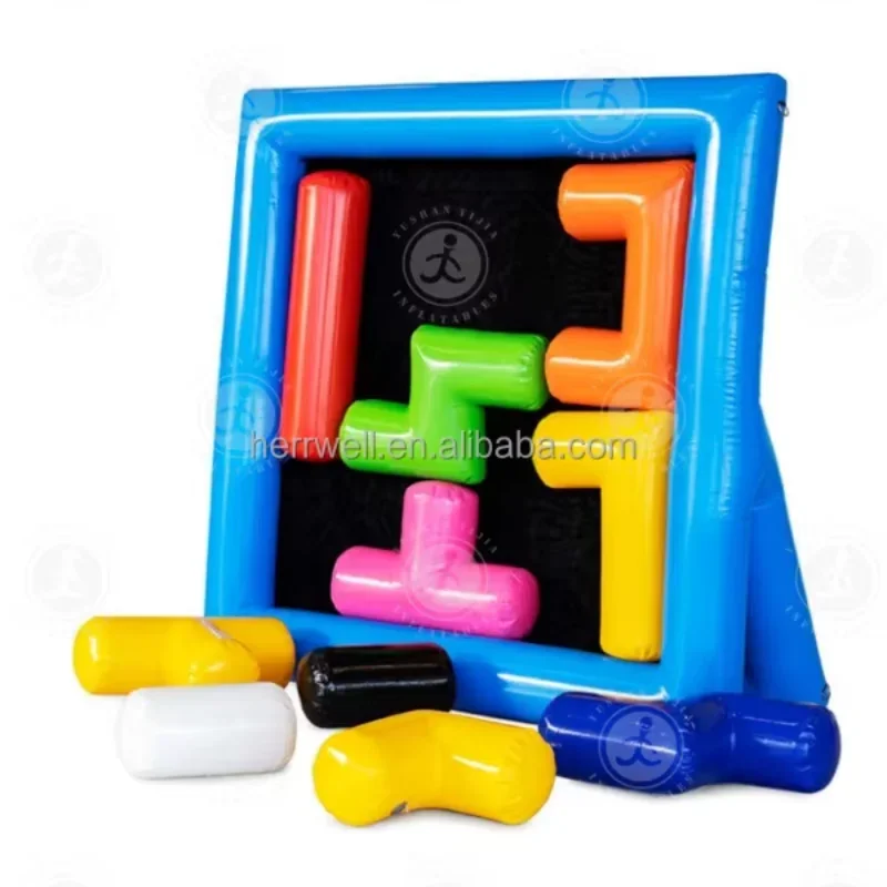 

JWPopular Outdoor Big Block Team Building Game Custom ZJigsaw Puzzle Blade Toy Carnival Tetri Blocks Inflatable Games