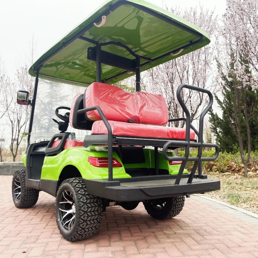 

Golf Cart Side Mirror With Turning Light Ball Washer Folding Windshield New Energy Electric Golf Cart Scenic Sightseeing Car