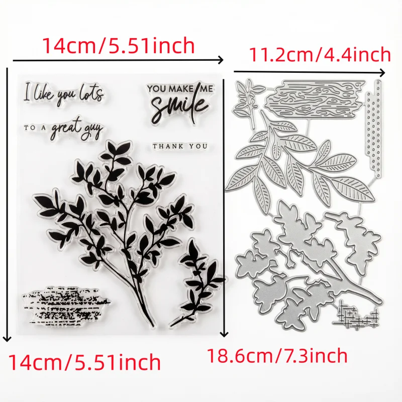 2025-2026 Weihnachten Metall Stanzformen und Stempel Schablonen für DIY Scrapbooking Fotoalbum gestanztes Prägepapier