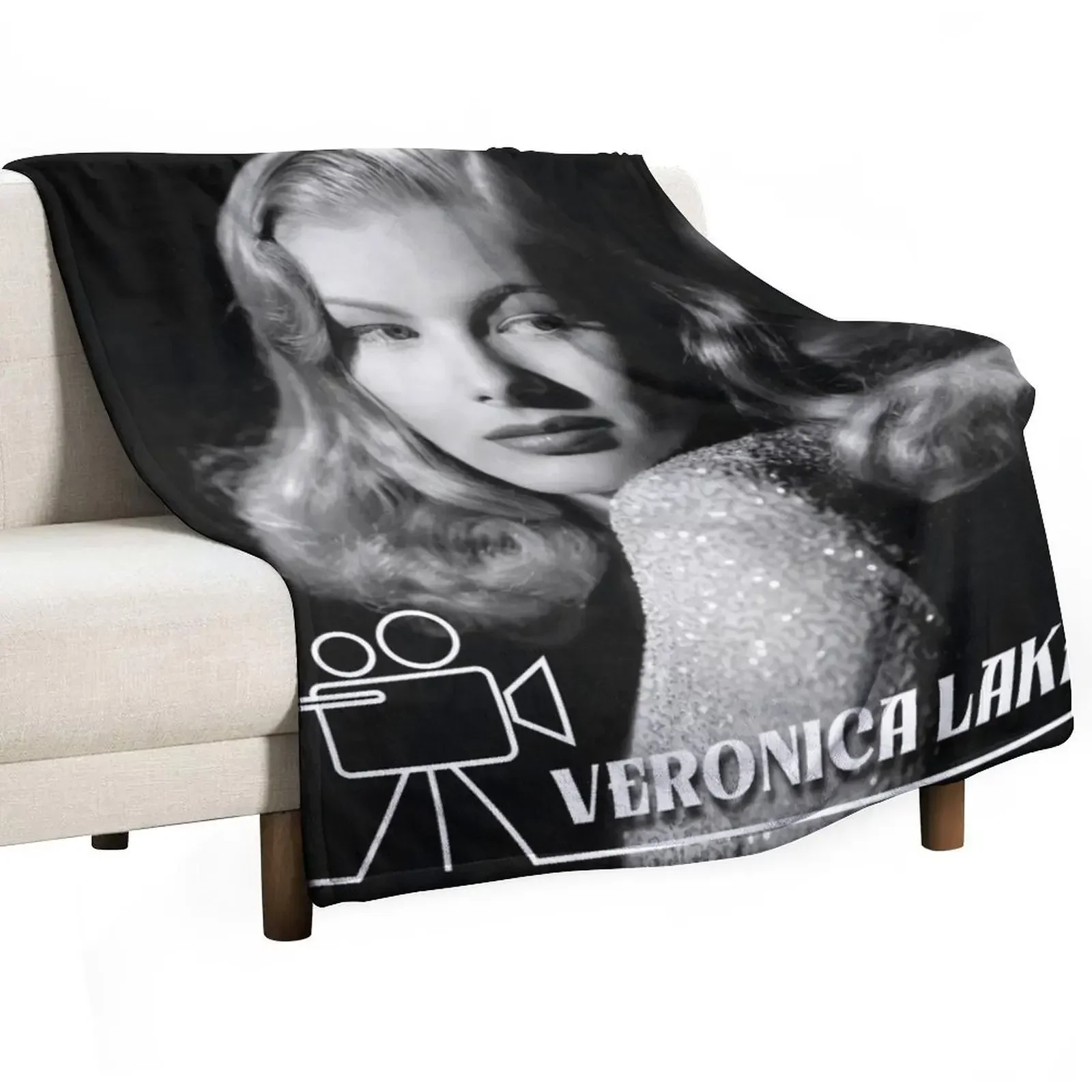 Veronica Lake Throw Blanket Cute Plaid Thins Decorative Sofas Hair Blankets