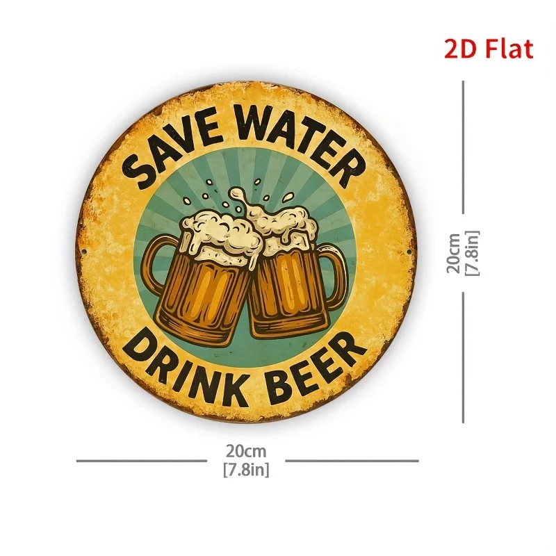 2D Flat, 1pc Funny 