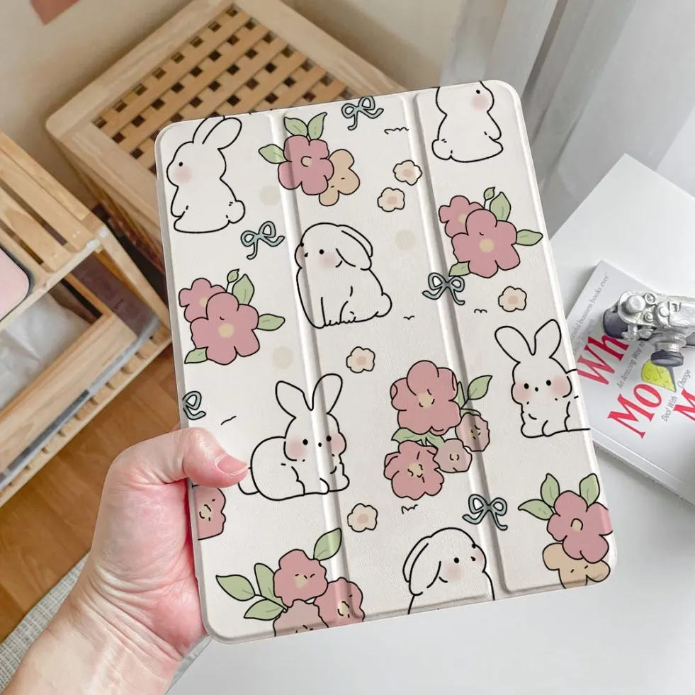 

Design For Ipad iPad Pro 13 M4 12.9 A16 11th for Mini 6 7 M2 M3 2025 Ipad Air 11 4/5 10th Generation Case with Pencil Holder