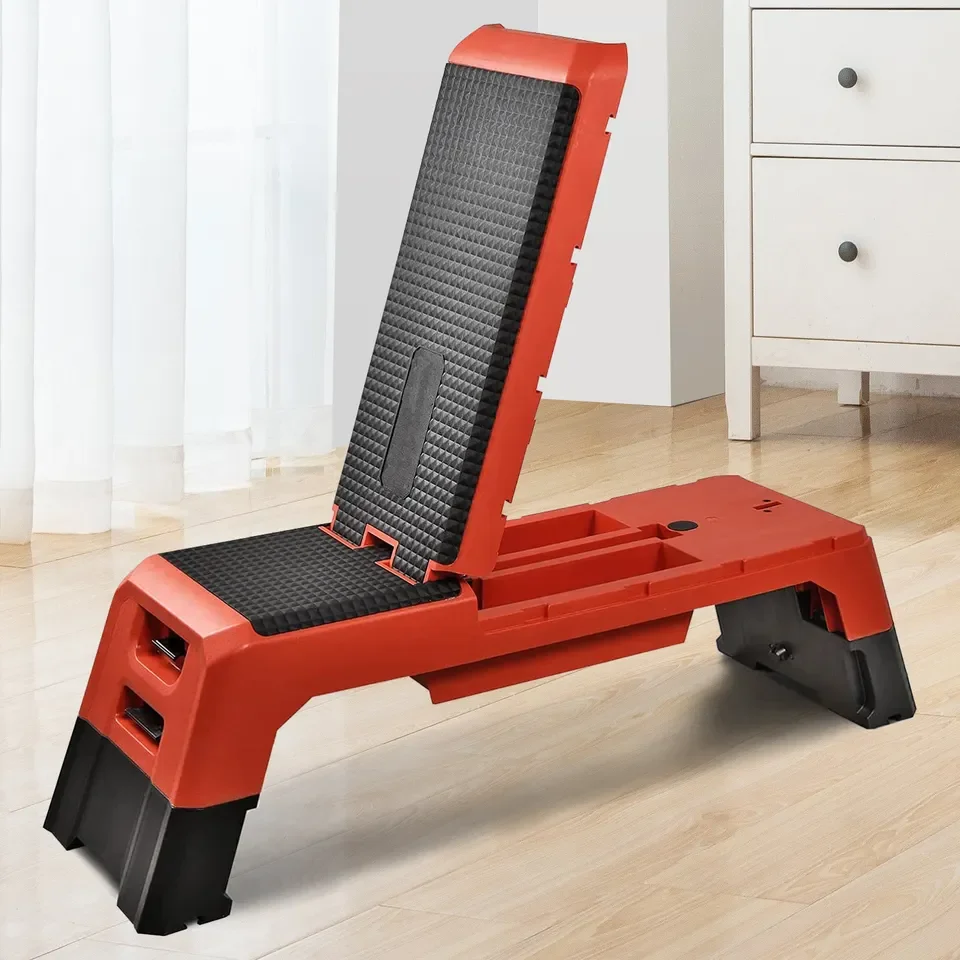 

Multifunctional Step Aerobic Stepper Fitness Pedal Equipment Aerobic Step Storage Adjustable With Logo