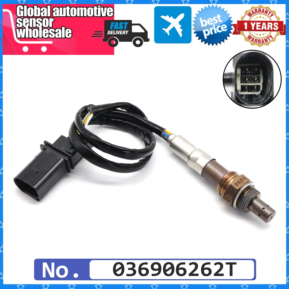 NEW Lambda O2 Oxygen Sensor For Volkswagen Polo AUDI A4 A5 A6 A7 Q7 A8 PORSCHE Cayenne SEAT Cordoba Ibiza SKODA Fabia 036906262T