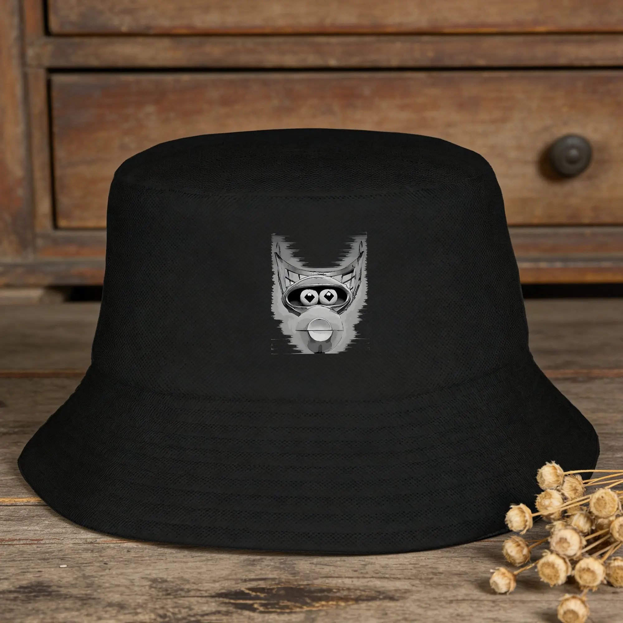 MST3K  Explore Bucket Hat For Men Women  Fisherman Hats Fashion Vacation Caps Foldable Harajuku Graphic Visor Hats