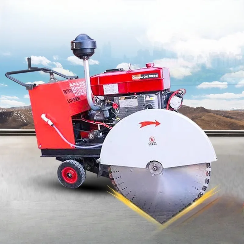 Machine de découpe de route Diesel, Machine à coudre, Machine à rainurer électrique haute puissance