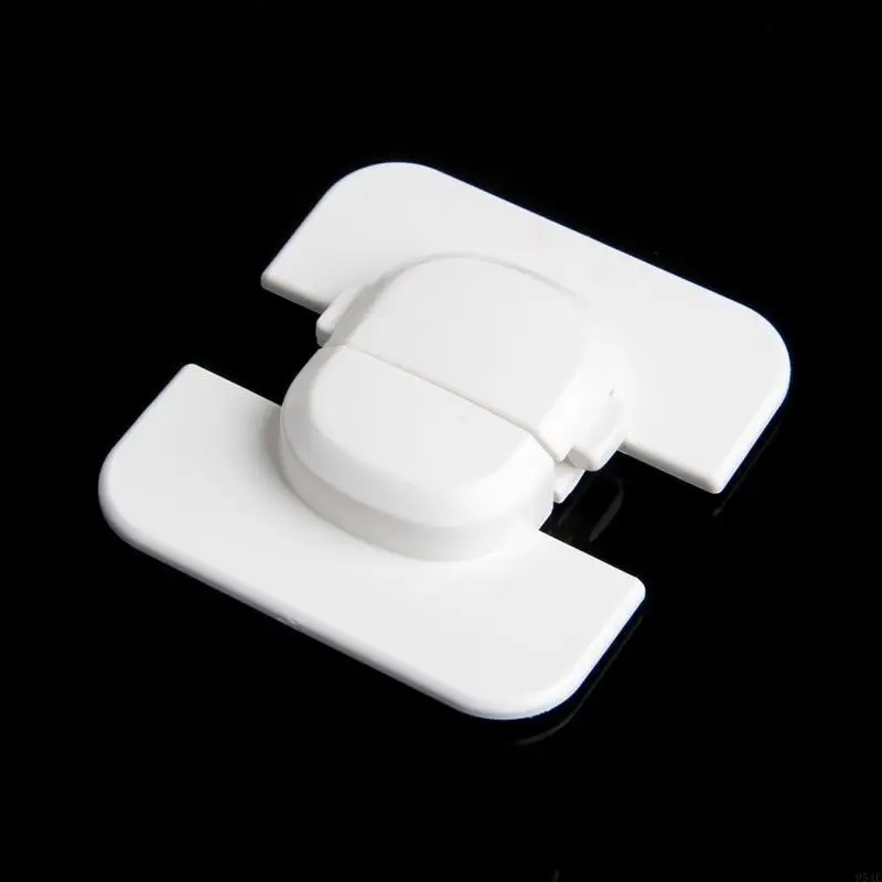 

95AE Home Refrigerator Lock Fridge Freezer Door Catch Lock Toddler Kids Child Cabinet Safety Lock For Baby Safety Child Lock