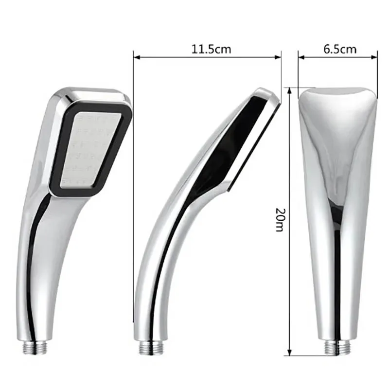 Bathroom Accessories Shower Head High Pressure Large Water Output Universal Adaptation Pressurized Hand Shower Nozzle Water image 5