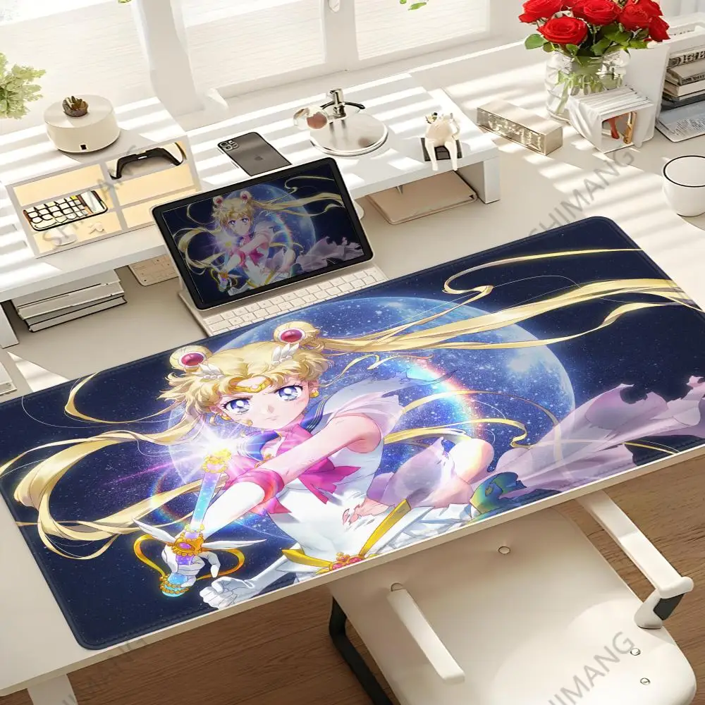 S-SailorS M-MoonS Mouse Pad Non-slip Desk Mat PC Laptop Accessories Rubber Office Keyboard Large Gamers Decoracion