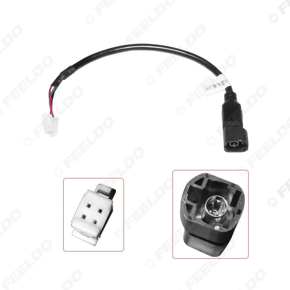 Car Audio Radio 4Pin Conector Changer Port USB Adapter for Peugeot (16-20) Auto USB Cable Transfer