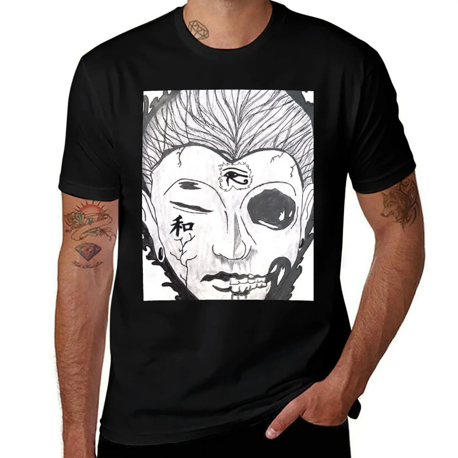Conflicted buddha T-Shirt Large Size Casual Short Sleeve Top