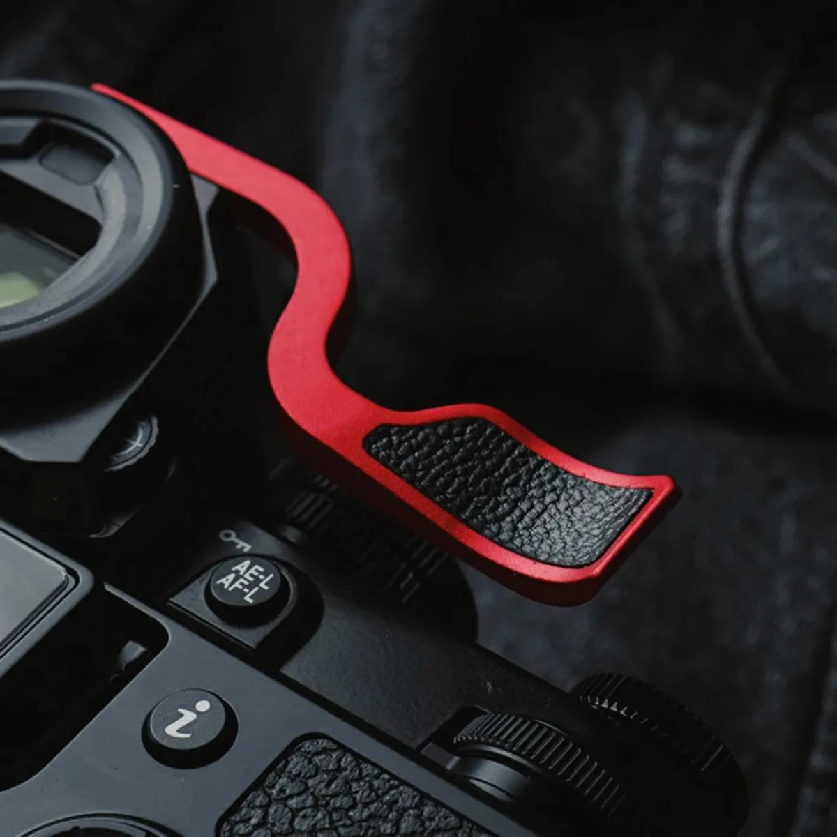 防塵カメラ親指指スキングリップ保護ホットシューカバーキャップ金属アルミハンドルニコン ZF 写真アクセサリー