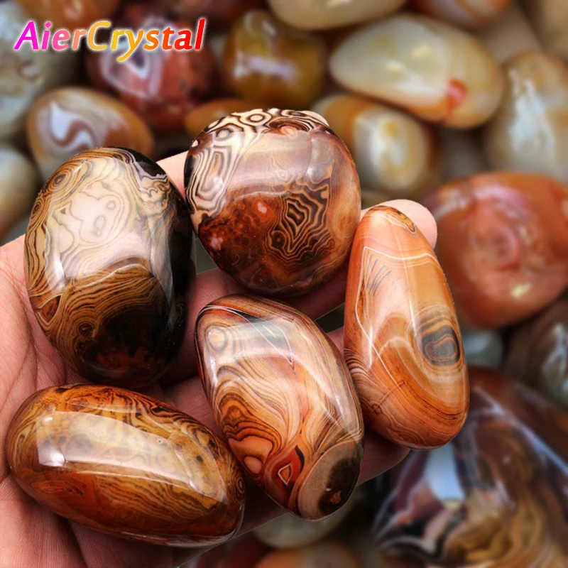 Ágata pulida Natural, cristal de energía, espécimen de ágata roja, Aura redonda extraña, piedra curativa, decoración del hogar, artesanías de roca, decoración
