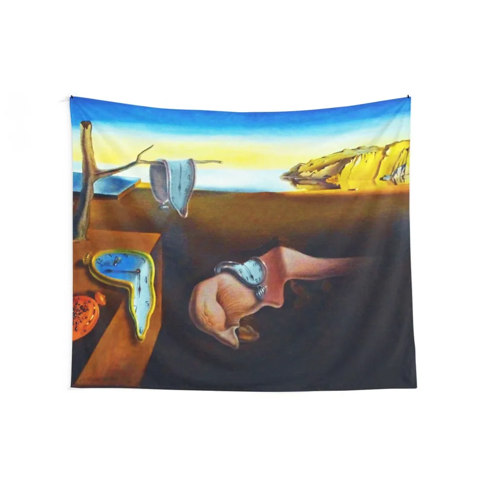 Salvador Dali The Persistence Of Memory Tapestry On The Wall Wall Mural Tapestry