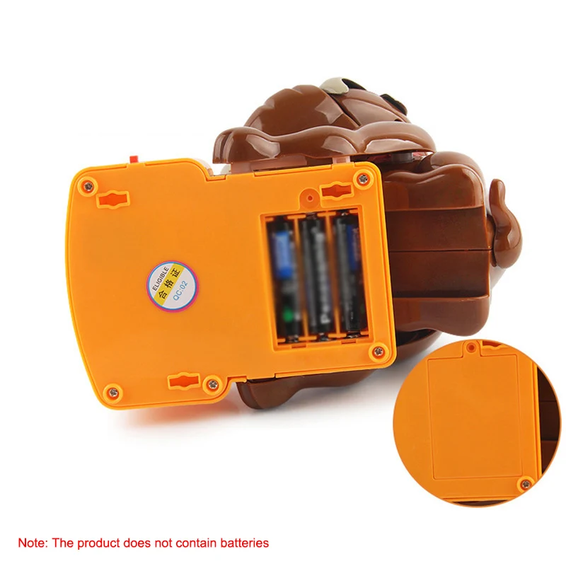Bulldog Funny Prank Toys Don't Take Buster's Bones Bad Dog Chew Bone Action Games Parents Interactive Toys Game Kids Xmas Gift
