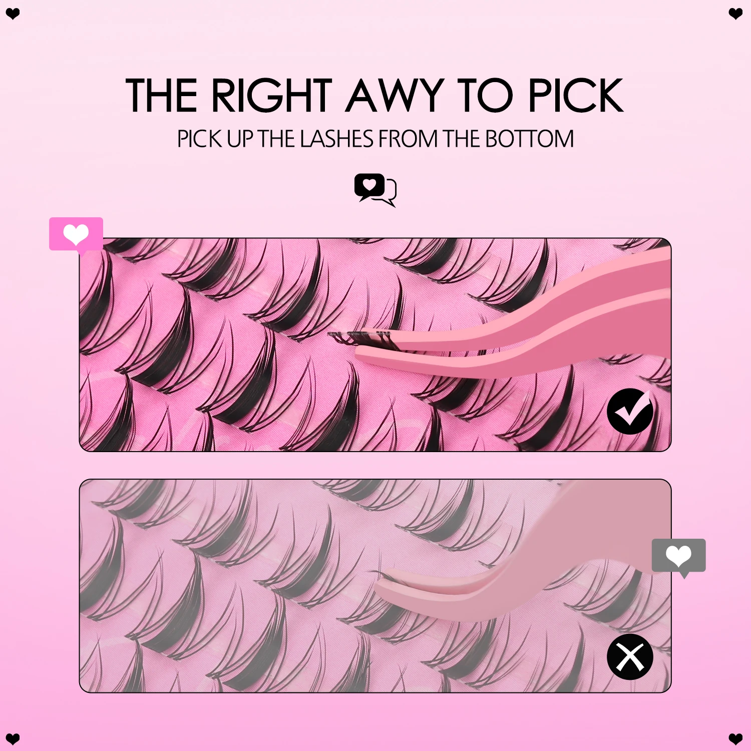 WOSHEER Manga Lash กลุ่มชุด Fairy Lash กลุ่ม Extensions ขนตา 8-18 มม.เปียก-ดู Spiky อะนิเมะ Lashes