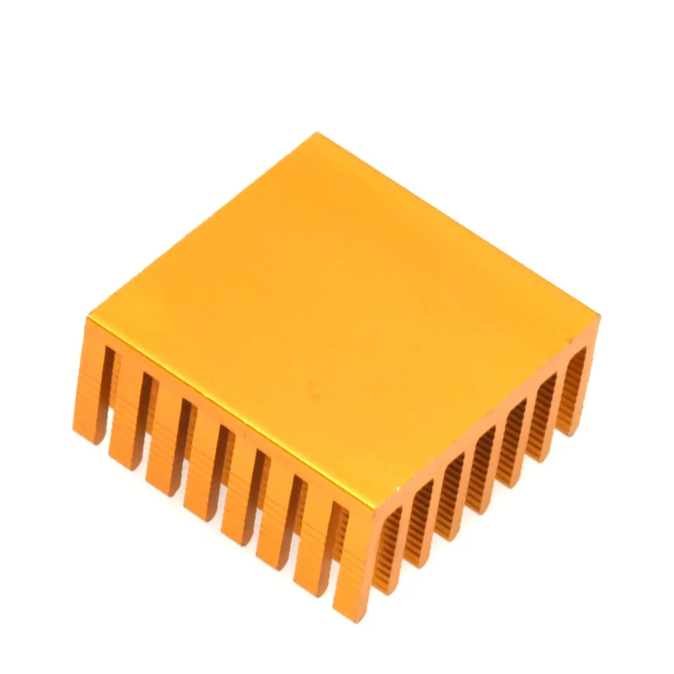 1-100pcs Heat sink 28*28*15MM (gold slot) high-quality radiator