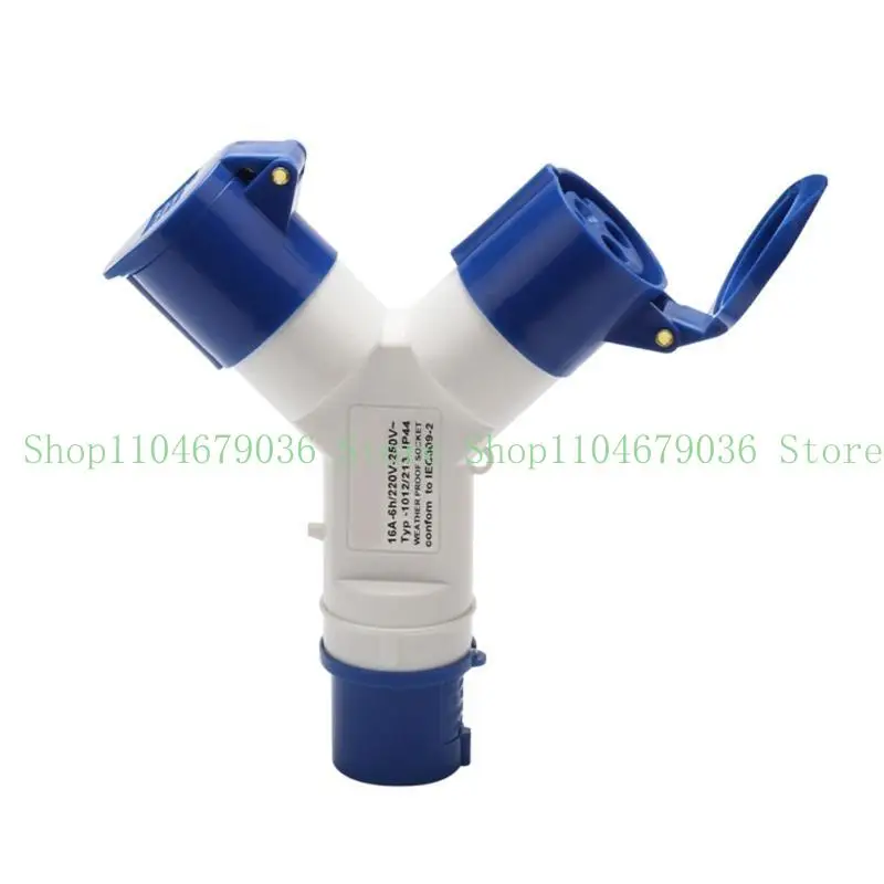 16A Plug Socket Splitter Mains Electric Hook Up 240V Motorhome Caravans Boats 2/3 Way Splitter Power Supply