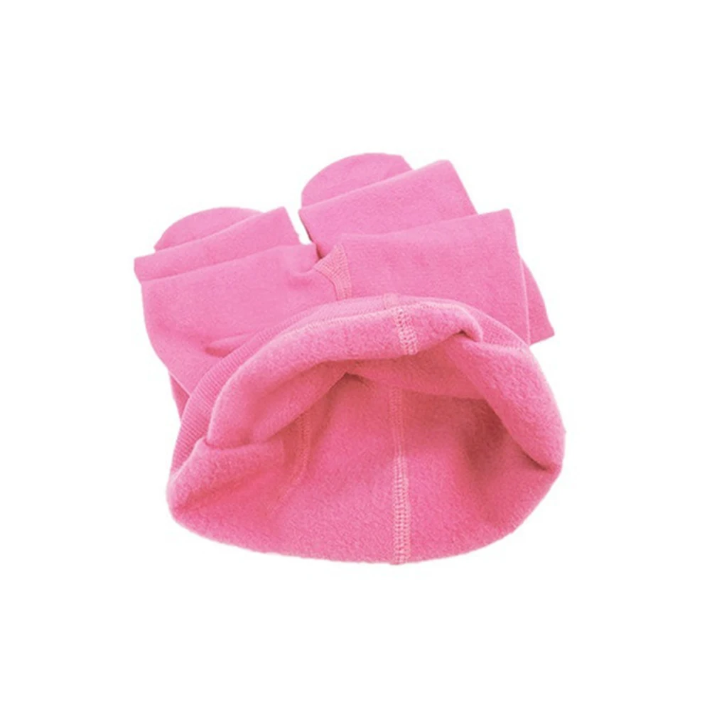 

Girls Winter Warm Lined Tights Trousers Kids Elastic Thick Leggings Ninth Pants for 3-5 Years Old (Pink)