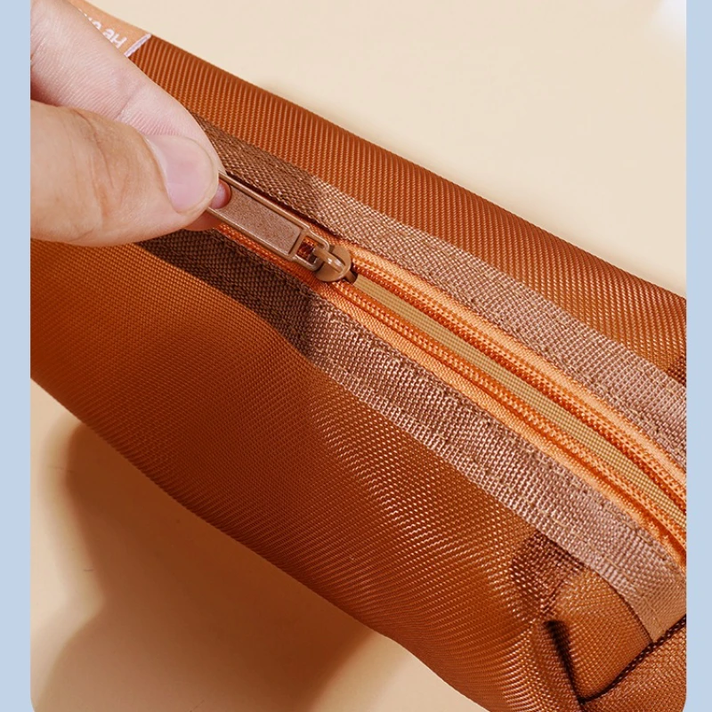 

Simple Mesh Pencil Case Mini Pen Bag Transparent Bag for Student School Supplies Stationery Pencil Cases for Girls