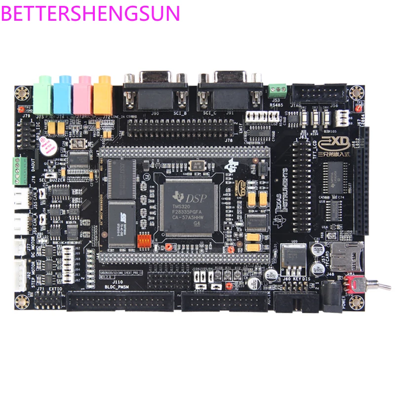 QFP 28335 Development board DSP28335 Development Board TMS320F28335 TFT touch screen