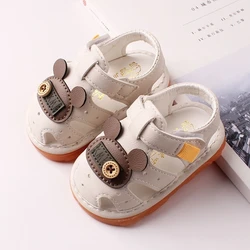 Été Bébé Garçons Filles Sandales Chaussures Enfant En Bas Âge Nouveau-Né Chaussures Motif Fond Mou Infantile antidérapant Chaussures Enfants Chaussures