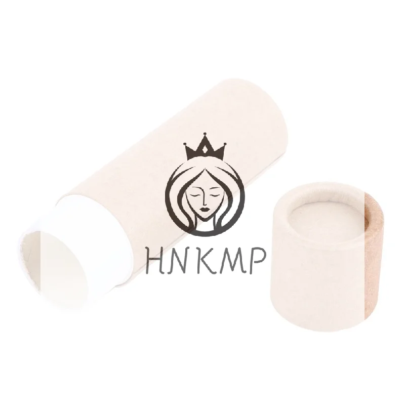 Push Up Kraft Paper Tubes for Lip Balm 15g 30g Empty Deodorant Stick Natural Eco Tube for DIY Personal Care and Travel