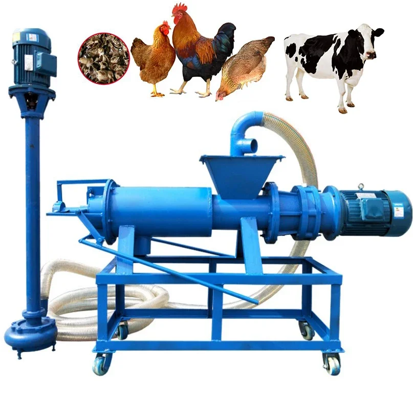 

Animal Manure Solid Liquid Separator Cow Dung Manure Dewatering Machine Dung Drying Machine