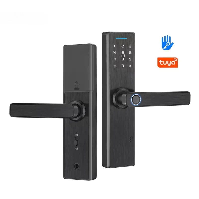 

Keyless Entry TTLock APP Smart Card Password Anti-theft Security 5050 Mortise Wooden Door Fingerprint Lock