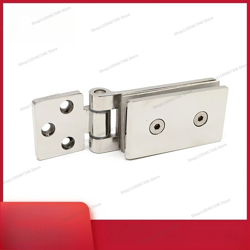 For Glass Door Hinge Stainless Steel Glass Clip, Frameless Glass Door Fixing Clip Hinge