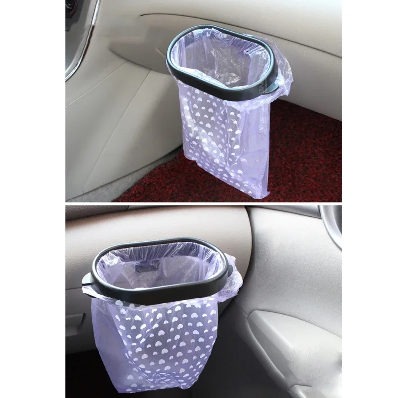 

Car Organizer Trash Bag Rack Rubbish Bin Hanger Frame Garbage Bag Hanging Frame Bucket Universal Home Car Simple and Convenient
