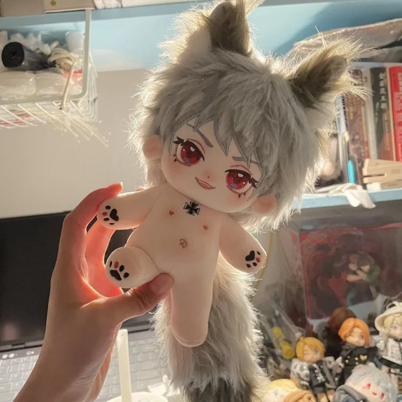 Anime Axis Powers ヘタリア Gilbert Beilschmidt Game Cosplay Animal Beast Ears Plush Stuffed Cotton Body Doll Dress Up Toys Plushie