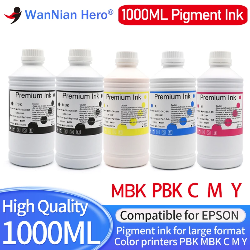 

1000ml Pigment ink For Epson T3080 T5080 T7080 T3280 T5280 T7280 T3250 T5250 T7250 T3050 T5050 P10080 P20080 P10000 printer INK