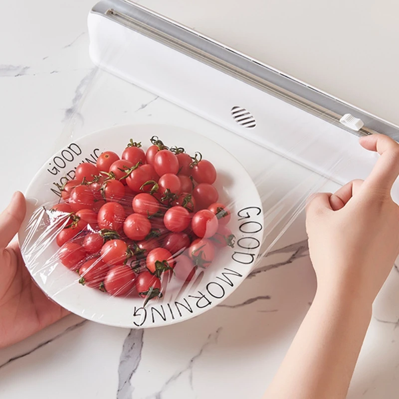 قابلة لإعادة الاستخدام الغذاء التفاف القاطع التشبث فيلم القاطع ل ث/انزلاق القاطع مايكرو مصاصة انخفاض الشحن