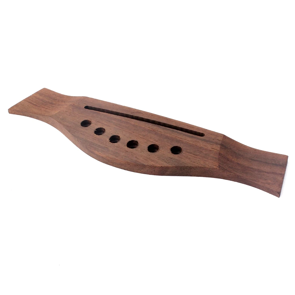 

6 Strings Guitar Bridge Rosewood Acoustic Parts Wooden Replacement Saddle