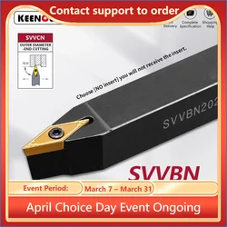 SVVBN1212 SVVBN1616 SVVBN2020 SVVBN2525 External Turning Tool SVVBN Cutter Bar CNC Lathe Bar Turning Holder