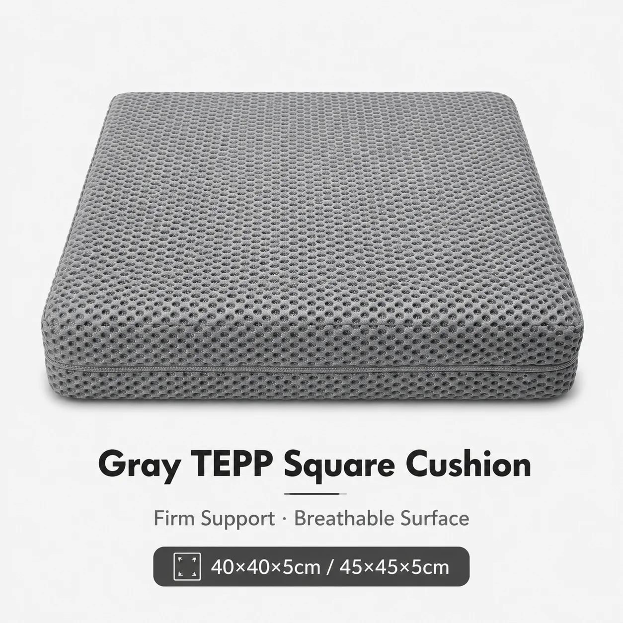 Pressure Relief Office Chair Seat Cushion Long Sitting 4D TPU Air Fiber Seat Cushion Driving Wheelchair Washable Cushion Pad