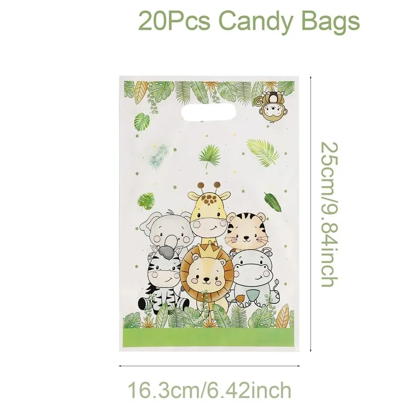 Jungle Dieren Honingraat Desktop Decor Jungle Verjaardagsfeestje Decor Kids Baby Shower 1e Verjaardag Wild Een Safari Feestartikelen
