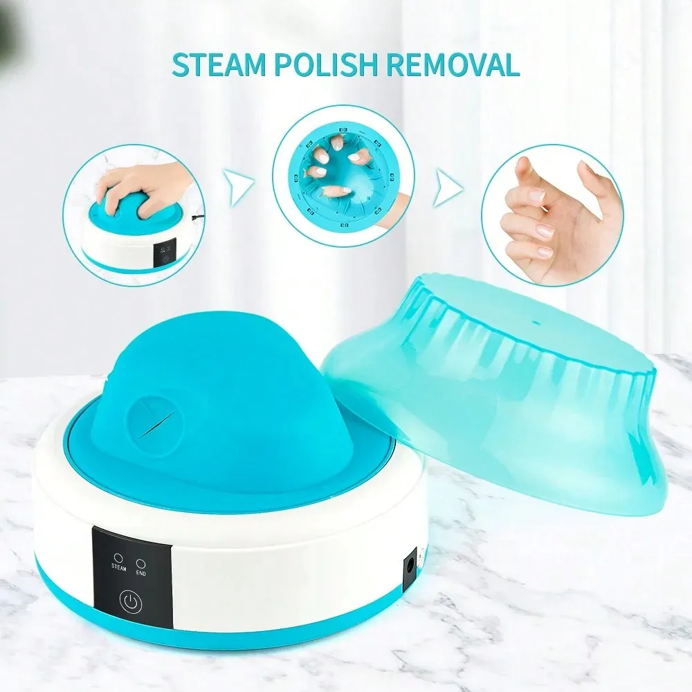 

Steam Nail Polish Remover Machine Electric Nail Polish Remover Tool Steam Off Gel Polish Easy Quick Portable Nail Steamer For Ho