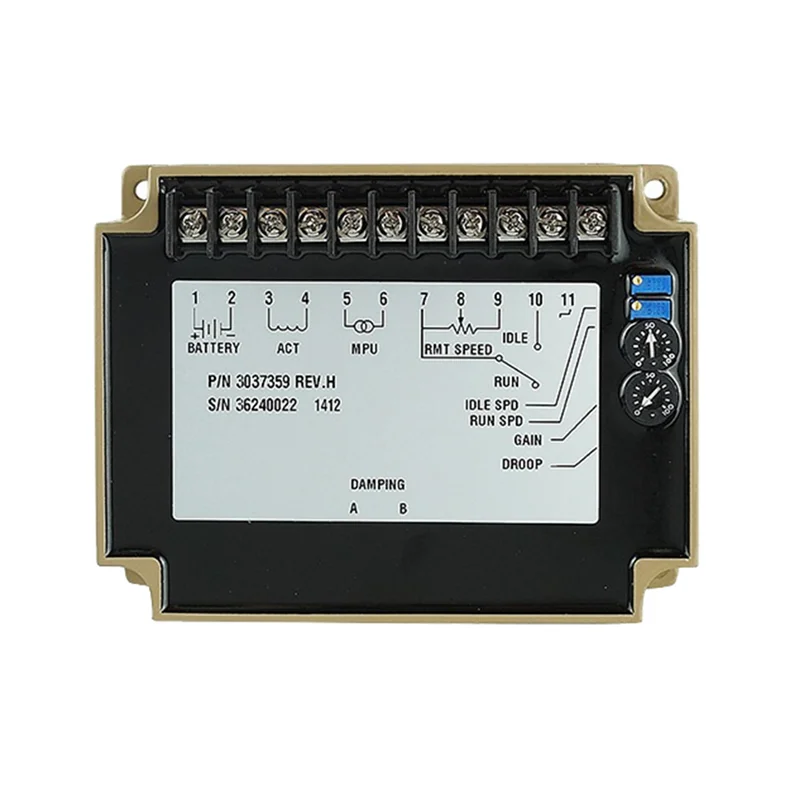 A64P-3037359 وحدة التحكم في سرعة مولد الديزل وحدة تحكم محافظ المحرك لمولد أجزاء المولد #6