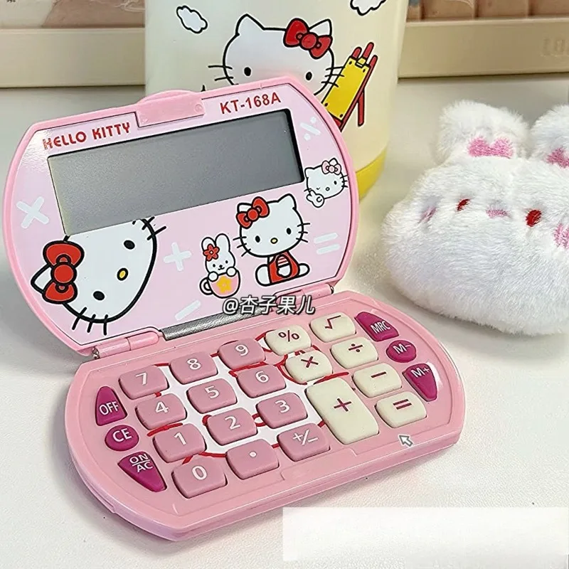 Calculadora Electrónica Sanrio HelloKitty con Tapa