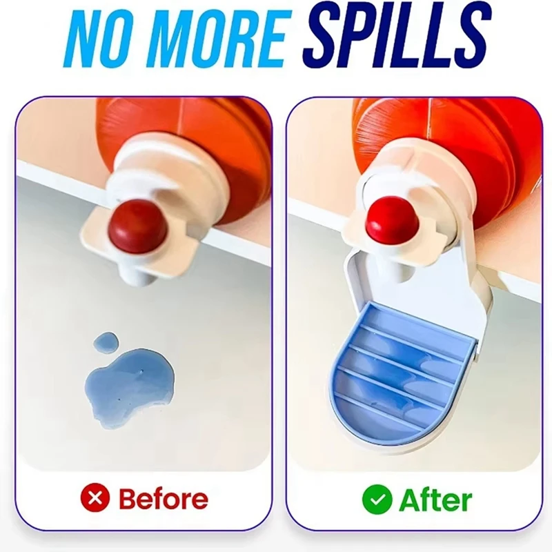 A15Q-Laundry Detergent Cup Holder To Prevent Overflow And Drip Storage Box Soap Box Accessories Drip Collection Rack