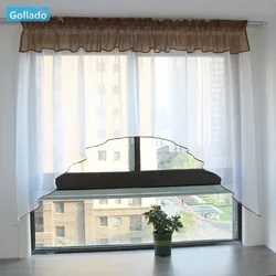 Window Curtain Tape with Rod-pocket, Simple Valance Design, Valance Design, Living Room, Kitchen