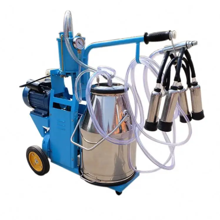 Mobile Single Automatic Cow Milking Machine