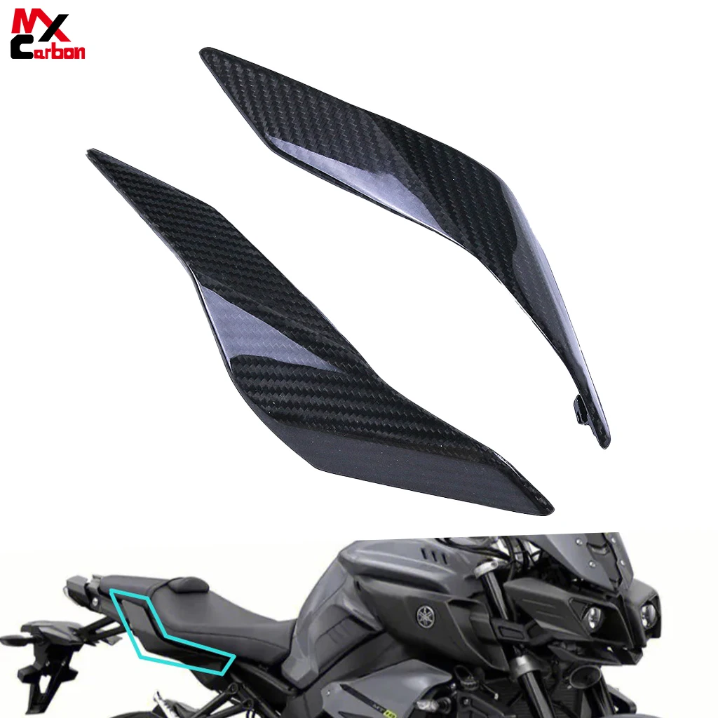 

Motorcycle Modified Real Carbon Fiber Tail Side Covers Protectors Panels Accessories For Yamaha MT10 FZ10 2016 2017 2018